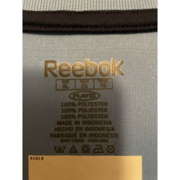 Reebok TN Titans NFL Mens Short Sleeve Polo Shirt 3 Button Blue Navy Size XL - Picture 3 of 8